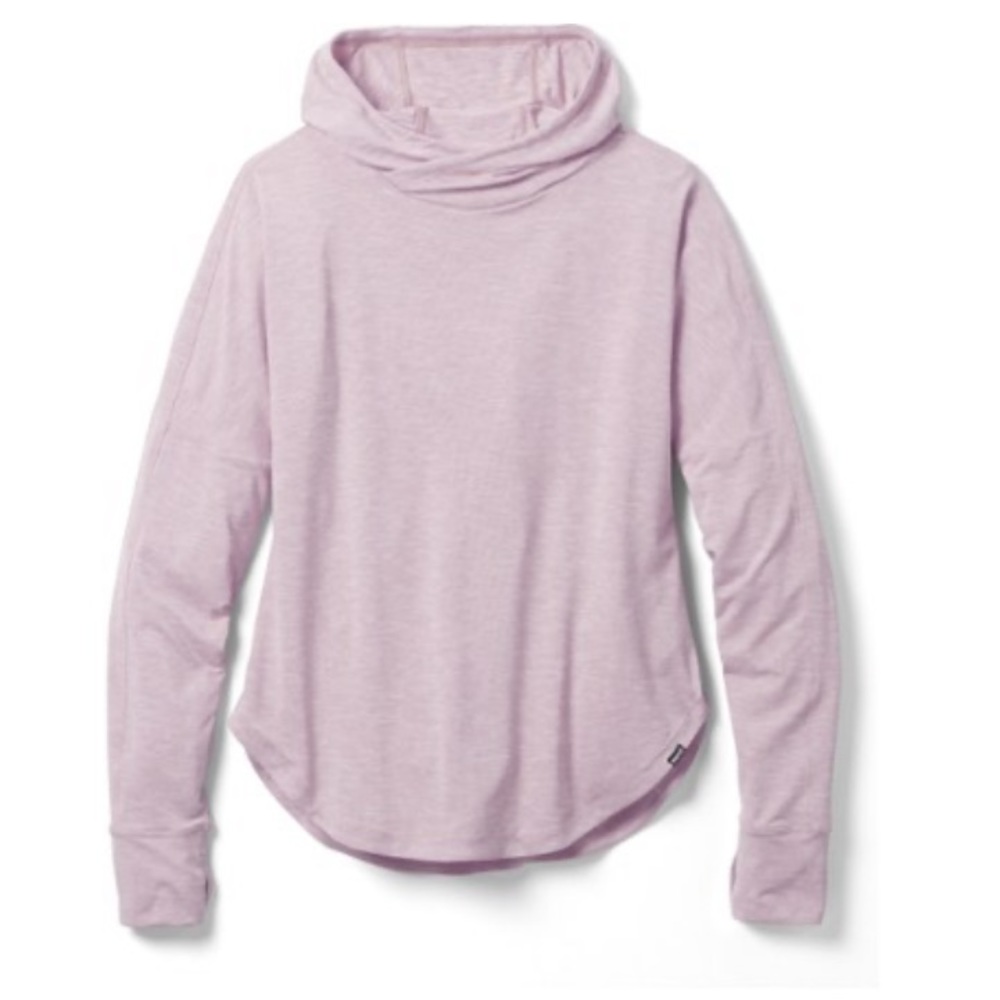 REI Co-op Sahara Shade Hoodie Women's Light Pink/Purple Size Small Sun Shirt